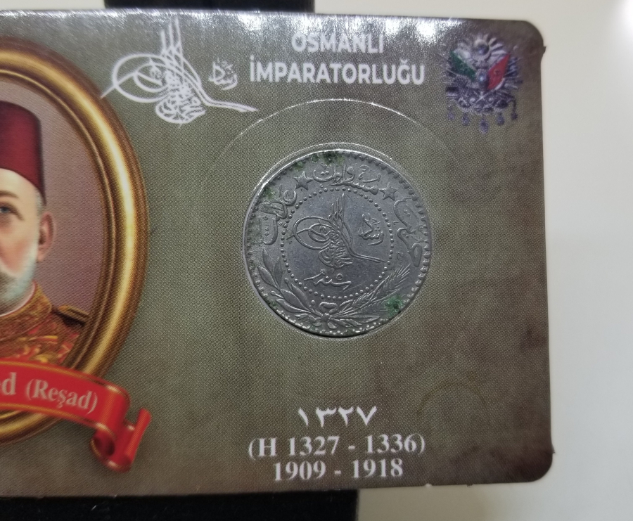 MEHMED REŞAD HAN DÖNEMİ KAPAMASINDA NİKEL 20 PARA