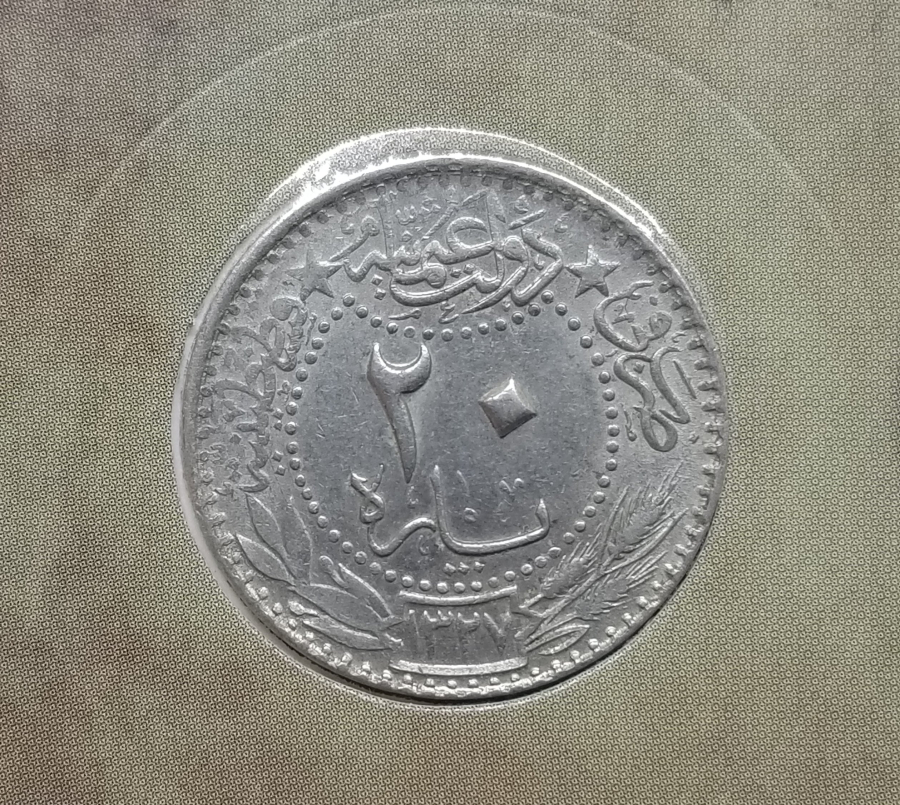 MEHMED REŞAD HAN DÖNEMİ KAPAMASINDA NİKEL 20 PARA
