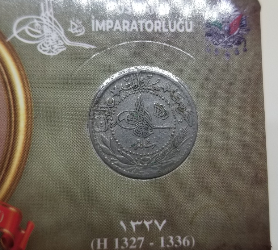 MEHMED REŞAD HAN DÖNEMİ KAPAMASINDA NİKEL 20 PARA