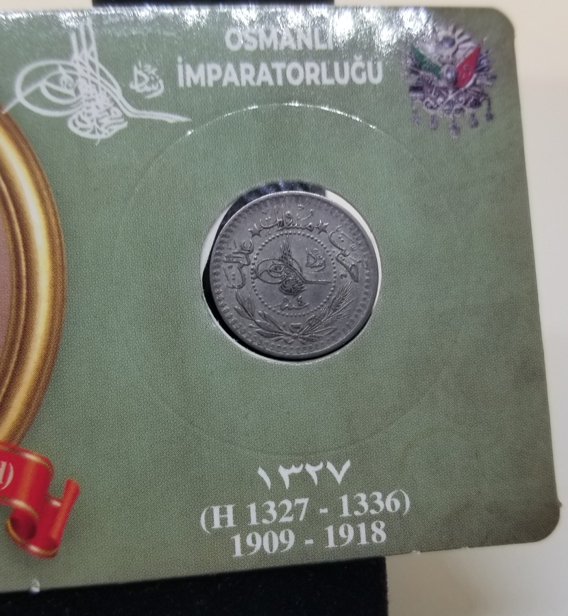 MEHMED REŞAD HAN DÖNEMİ KAPAMASINDA NİKEL 5 PARA