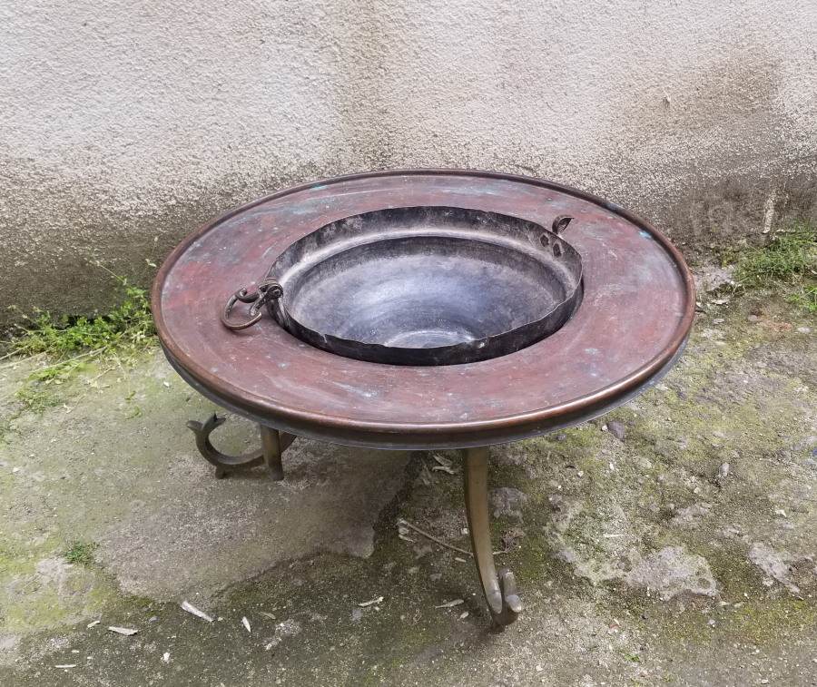 OSMANLI DÖNEMİ NADİR TİPTE SÜLEYMANİYE BAKIR MANGAL