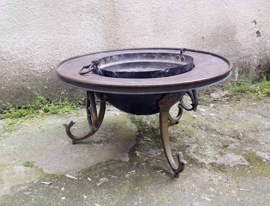 OSMANLI DÖNEMİ NADİR TİPTE SÜLEYMANİYE BAKIR MANGAL