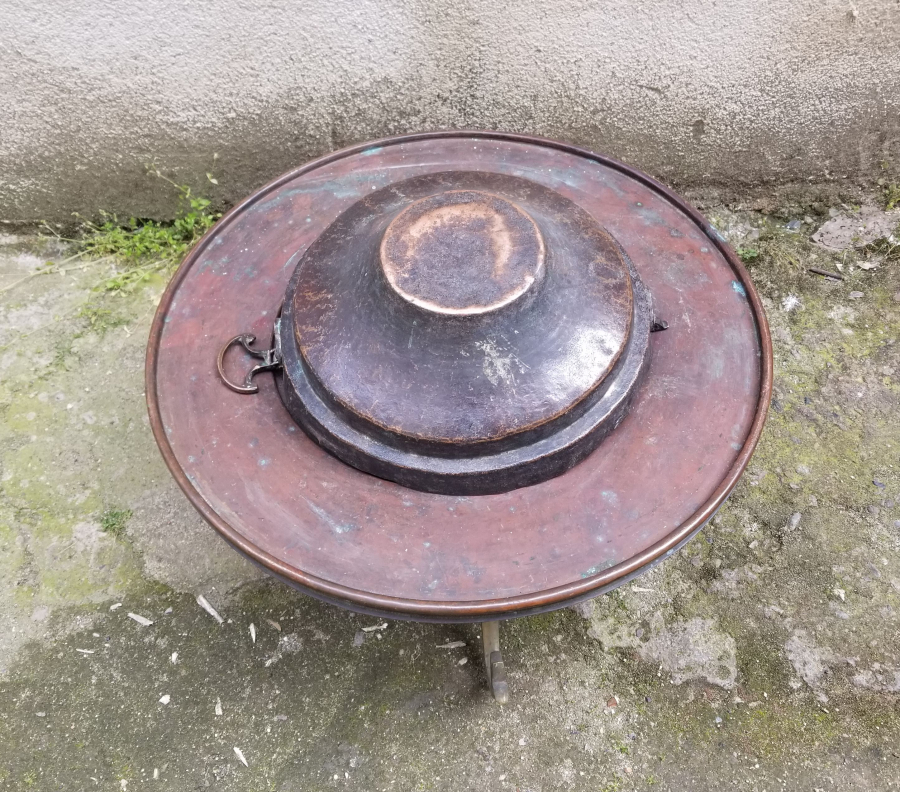 OSMANLI DÖNEMİ NADİR TİPTE SÜLEYMANİYE BAKIR MANGAL