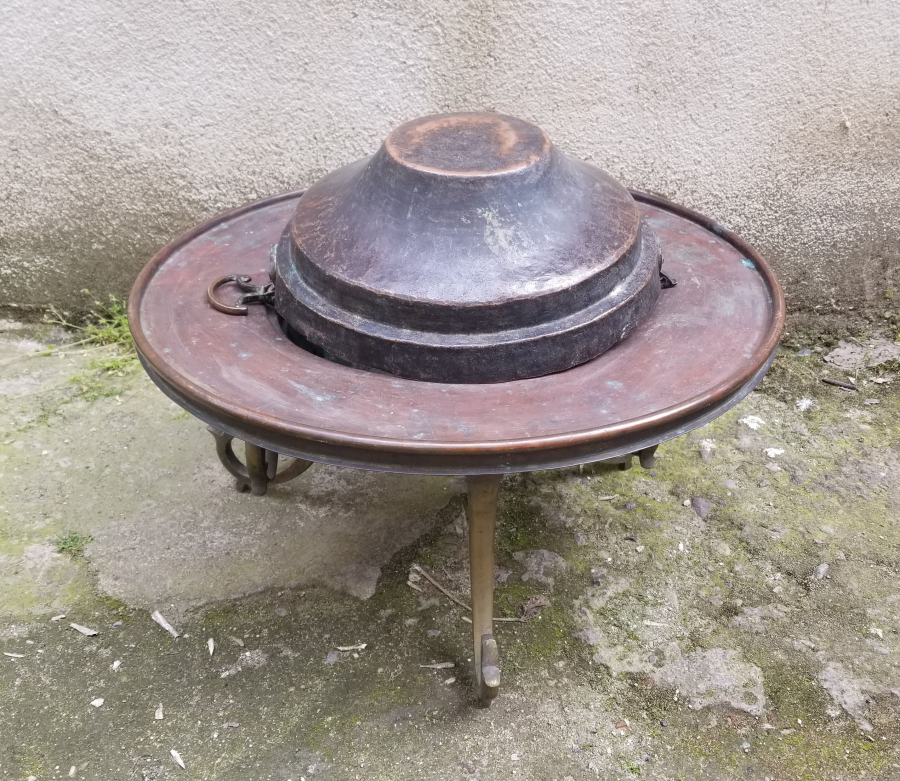 OSMANLI DÖNEMİ NADİR TİPTE SÜLEYMANİYE BAKIR MANGAL