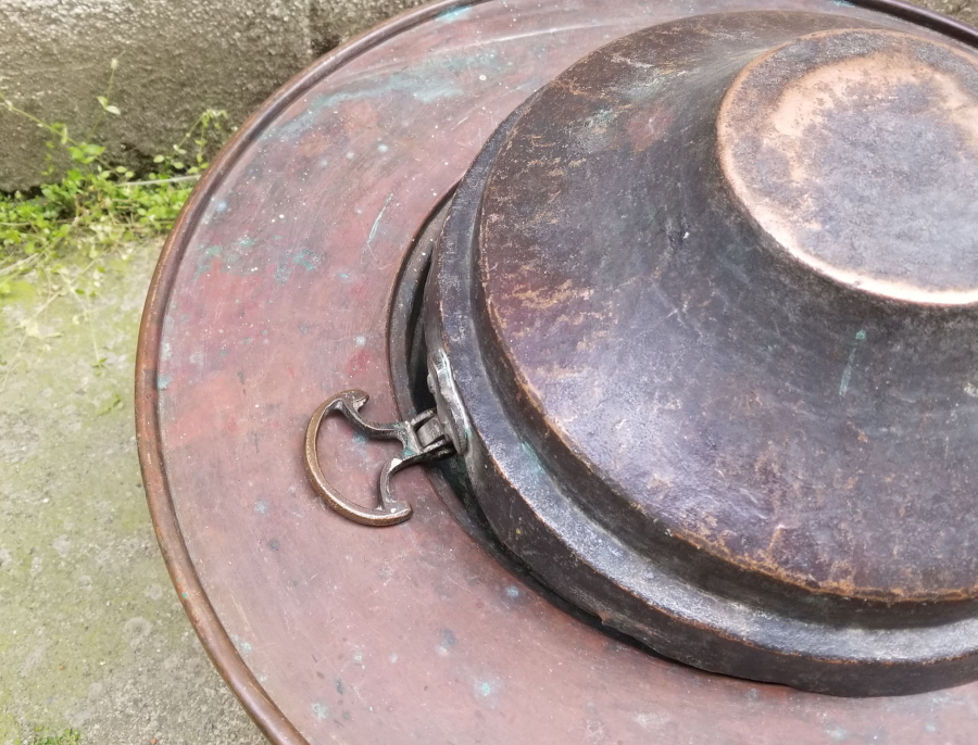 OSMANLI DÖNEMİ NADİR TİPTE SÜLEYMANİYE BAKIR MANGAL