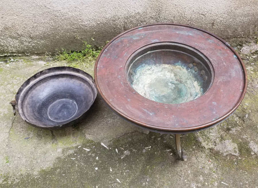 OSMANLI DÖNEMİ NADİR TİPTE SÜLEYMANİYE BAKIR MANGAL