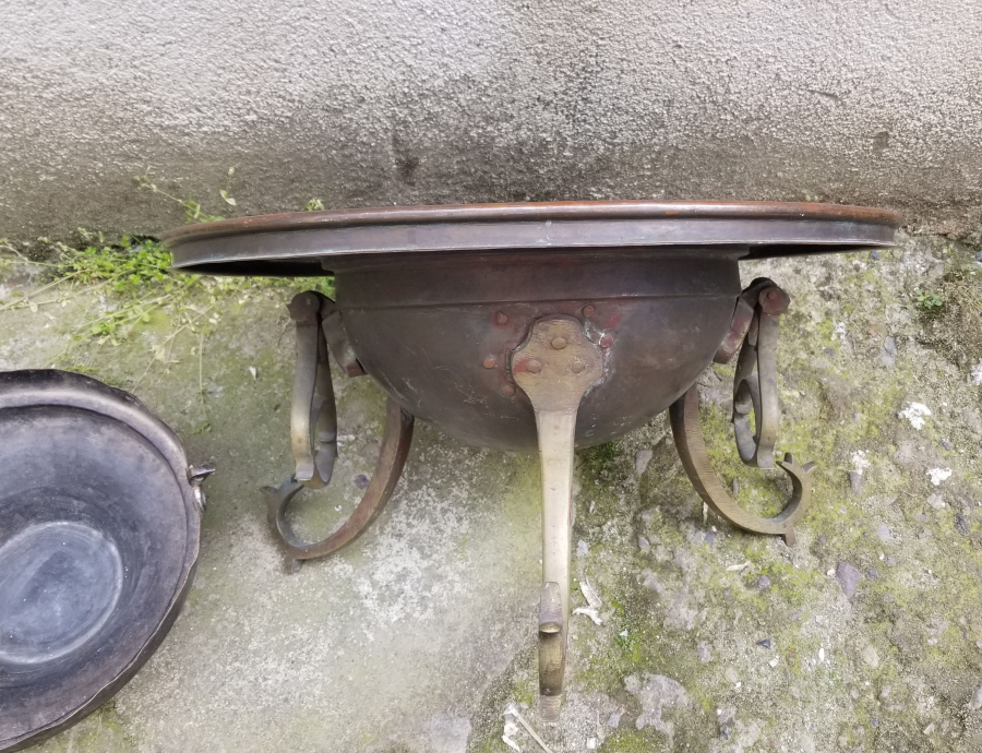 OSMANLI DÖNEMİ NADİR TİPTE SÜLEYMANİYE BAKIR MANGAL