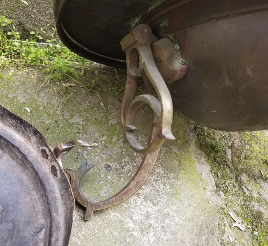 OSMANLI DÖNEMİ NADİR TİPTE SÜLEYMANİYE BAKIR MANGAL