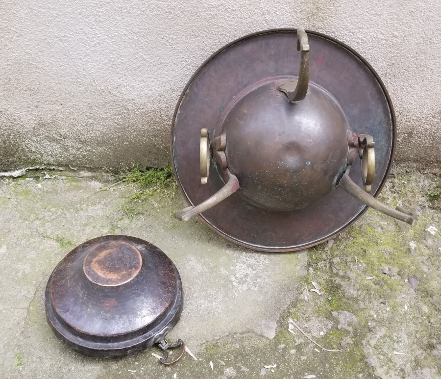 OSMANLI DÖNEMİ NADİR TİPTE SÜLEYMANİYE BAKIR MANGAL