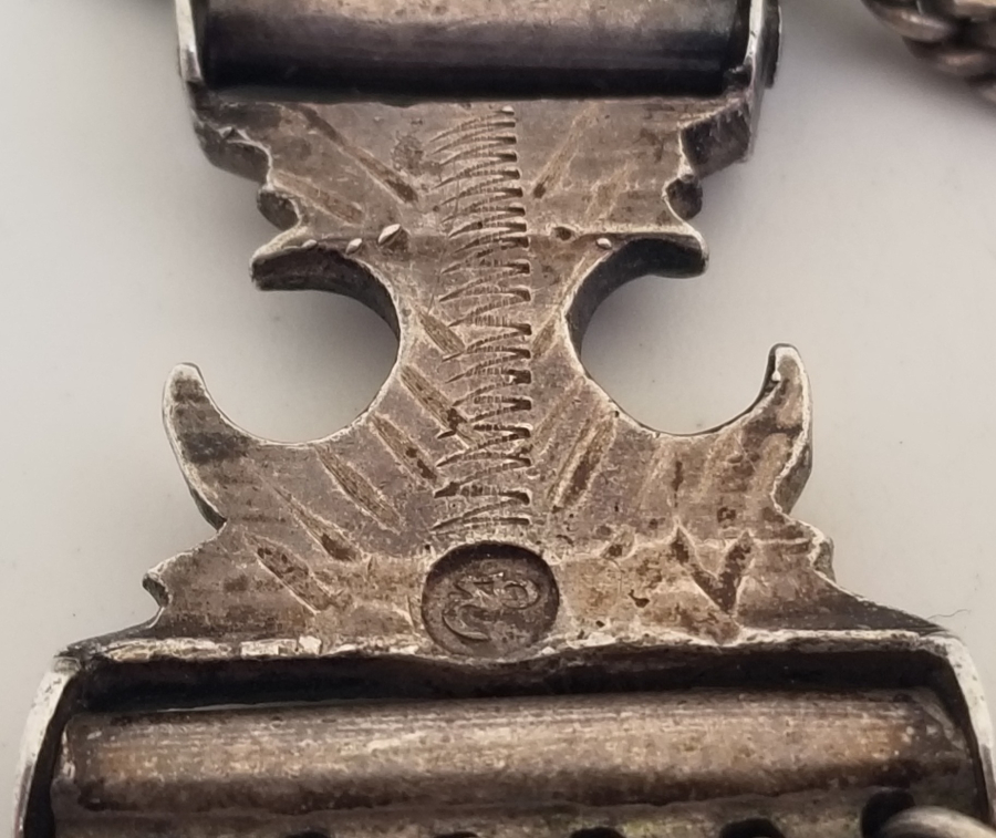 OSMANLI DÖNEMİ TUĞRALI NADİR BOYDA PRİOR CEP SAATLERİ İÇİN ÖZEL YAPILMIŞ GÜMÜŞ KÖSTEK SALLAMASI