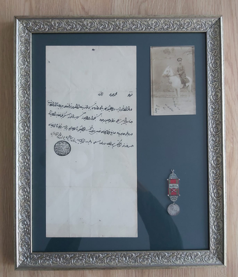 TERFİ BERATI VE MADALYASI İLE LİYAKAT MADALYA SETİ