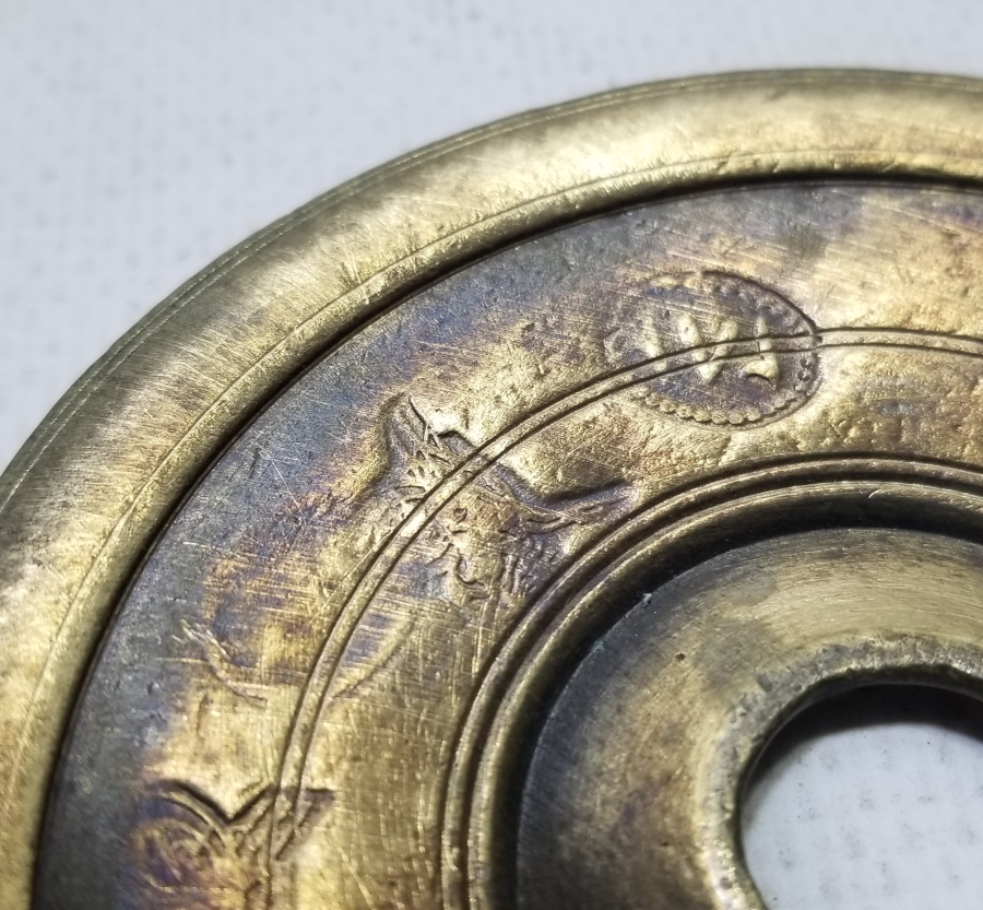 ÜZERİ BOL DAMGALI OSMANLI DİSK DİRHEM