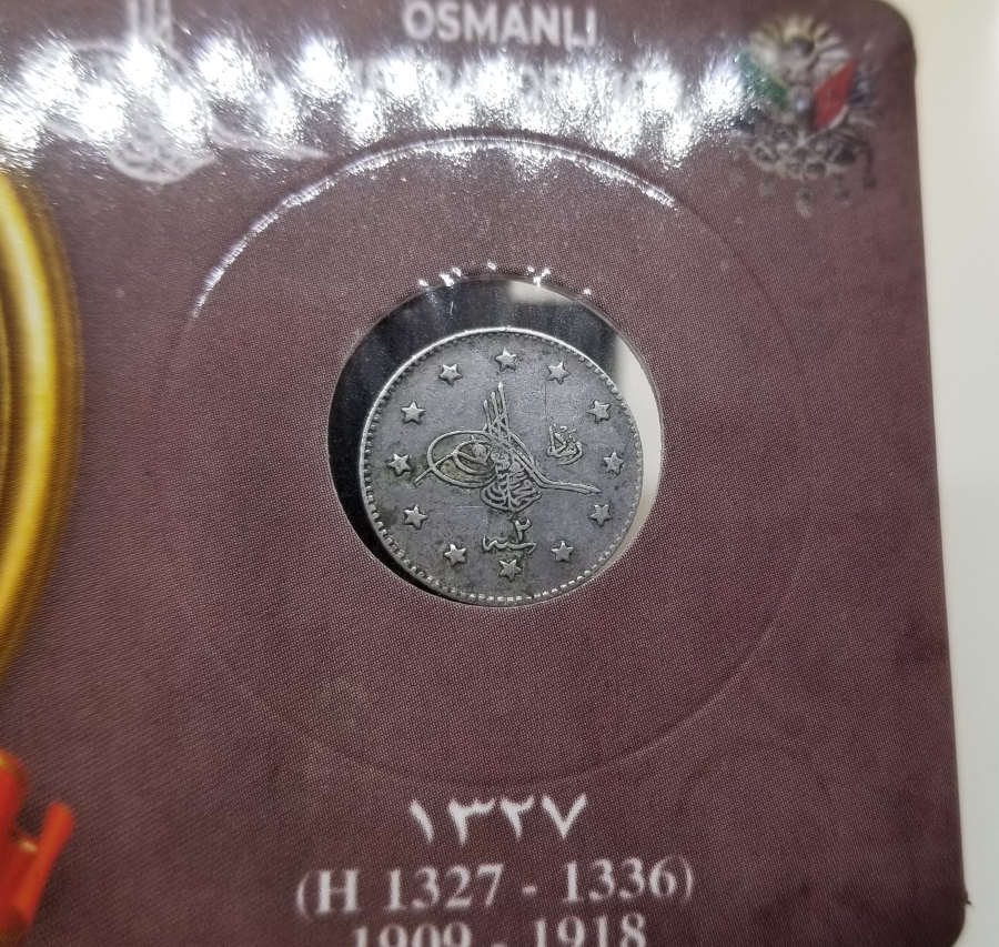 SULTAN MEHMET REŞAD DÖNEMİ GÜMÜŞ 1 KURUŞ MECİDİYE