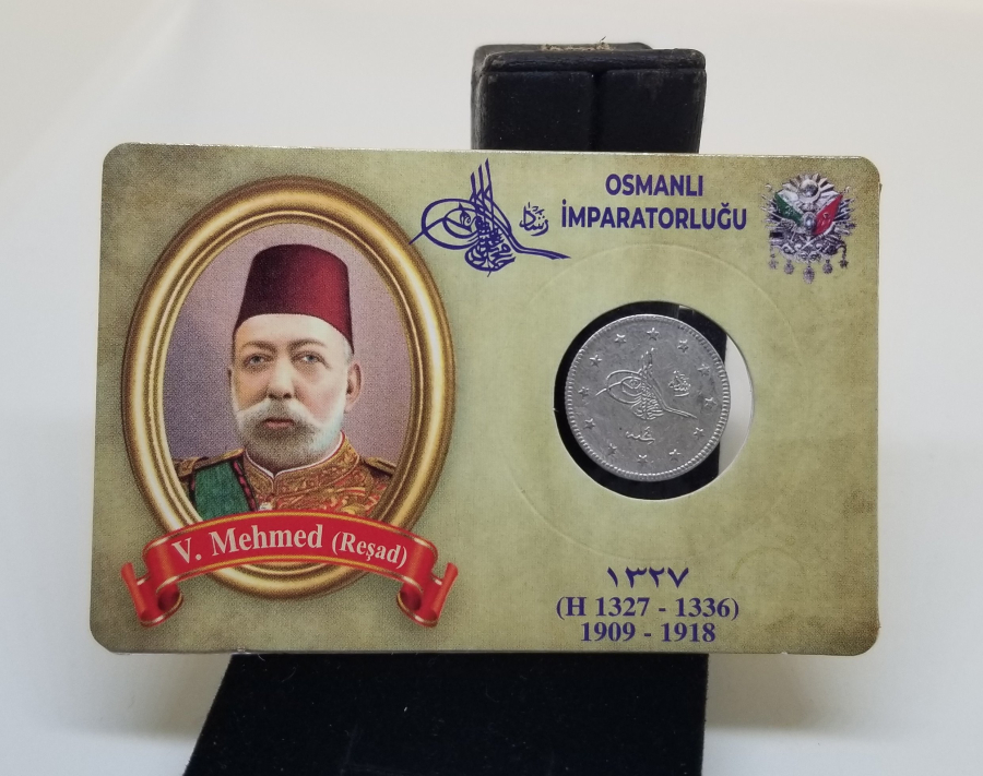 SULTAN MEHMET REŞAD HAN DÖNEMİ GÜMÜŞ 2 KURUŞ MECİDİYE