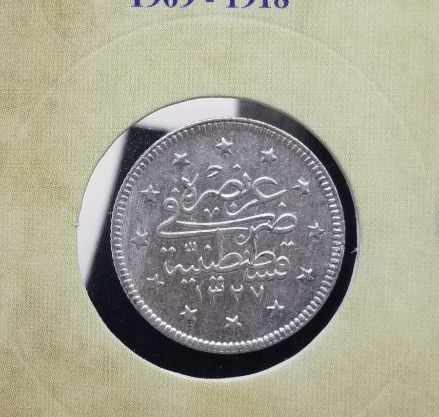 SULTAN MEHMET REŞAD HAN DÖNEMİ GÜMÜŞ 2 KURUŞ MECİDİYE