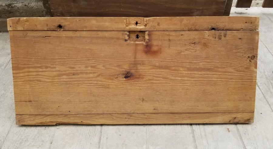 OSMANLI DÖNEMİ KÖK BOYALI SELVİLİ TOKAT SANDIK KAPAĞI