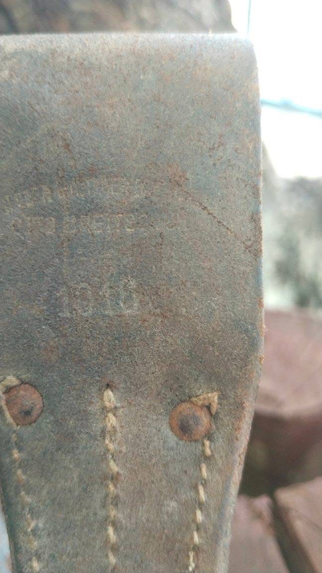 1. DÜNYA SAVAŞI DÖNEMİ ÜZERİ OSMANLICA YAZILI MAUSER SÜNGÜSÜ