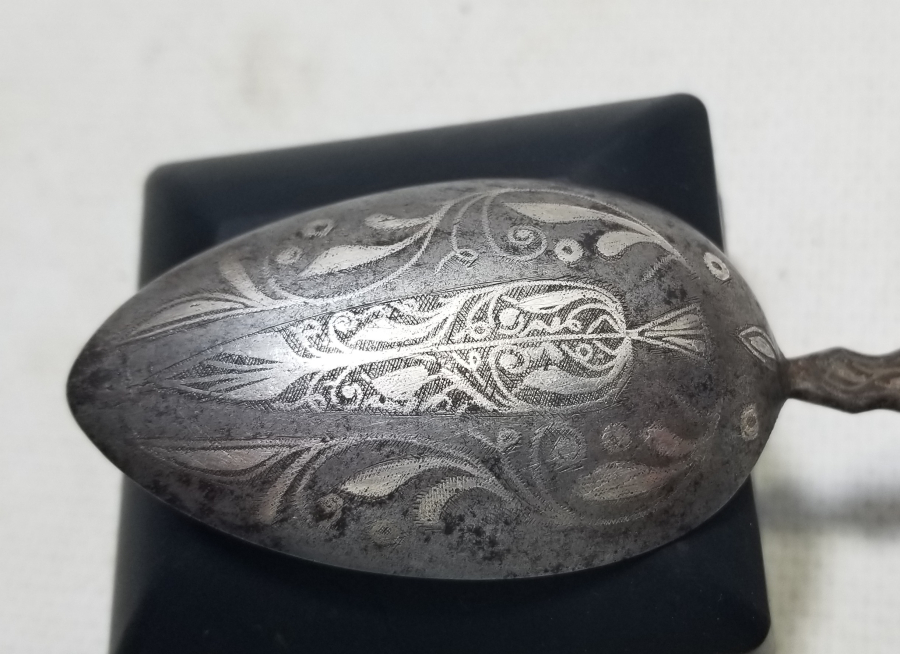 KOFGARİ İŞÇİLİKLİ OSMANLI DÖNEMİ NADİR TİPTE BURSA SEYAHAT KAŞIĞI