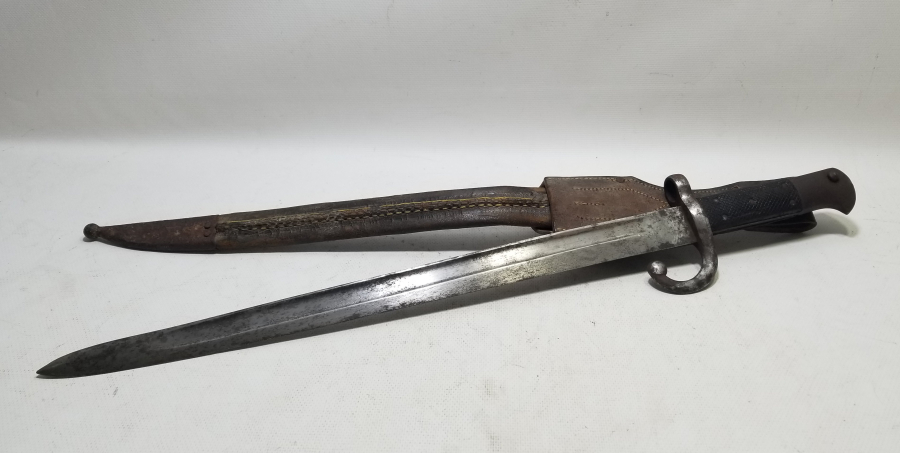 1. DÜNYA SAVAŞI DÖNEMİ ÜZERİ OSMANLICA YAZILI MAUSER SÜNGÜSÜ