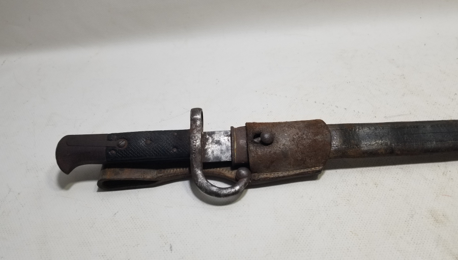 1. DÜNYA SAVAŞI DÖNEMİ ÜZERİ OSMANLICA YAZILI MAUSER SÜNGÜSÜ