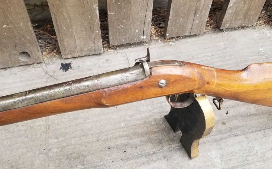 NAMLUSU ALTIN ÇAKMA VE USTA DAMGALI OSMANLI DÖNEMİ DOLMA TÜFEK