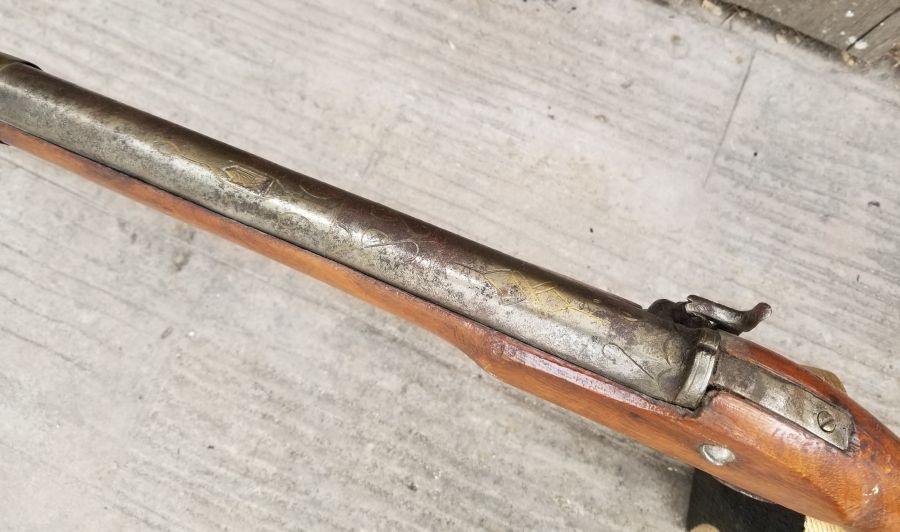 NAMLUSU ALTIN ÇAKMA VE USTA DAMGALI OSMANLI DÖNEMİ DOLMA TÜFEK