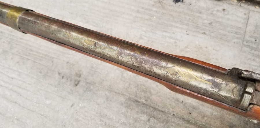 NAMLUSU ALTIN ÇAKMA VE USTA DAMGALI OSMANLI DÖNEMİ DOLMA TÜFEK
