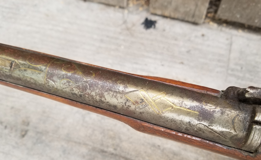 NAMLUSU ALTIN ÇAKMA VE USTA DAMGALI OSMANLI DÖNEMİ DOLMA TÜFEK