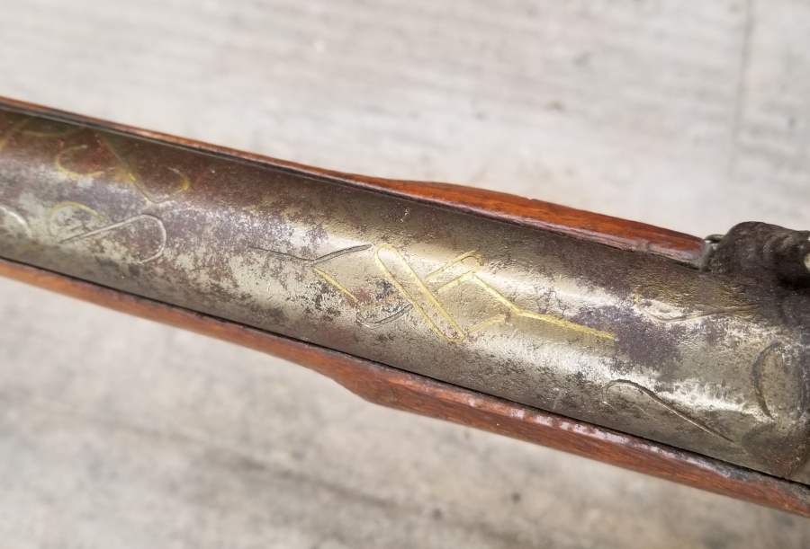 NAMLUSU ALTIN ÇAKMA VE USTA DAMGALI OSMANLI DÖNEMİ DOLMA TÜFEK