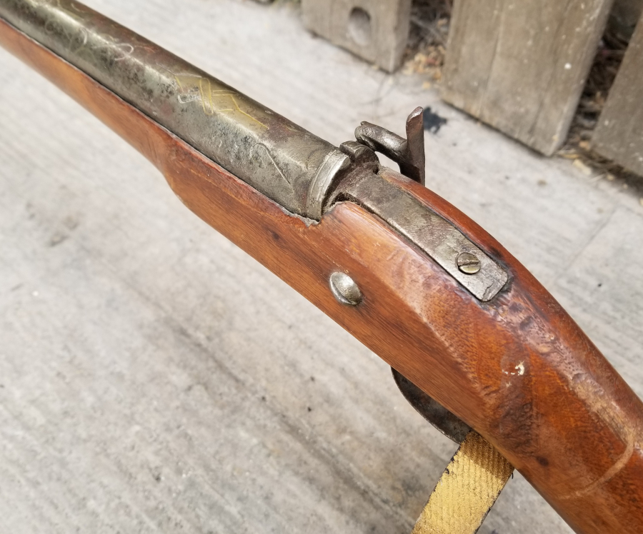 NAMLUSU ALTIN ÇAKMA VE USTA DAMGALI OSMANLI DÖNEMİ DOLMA TÜFEK