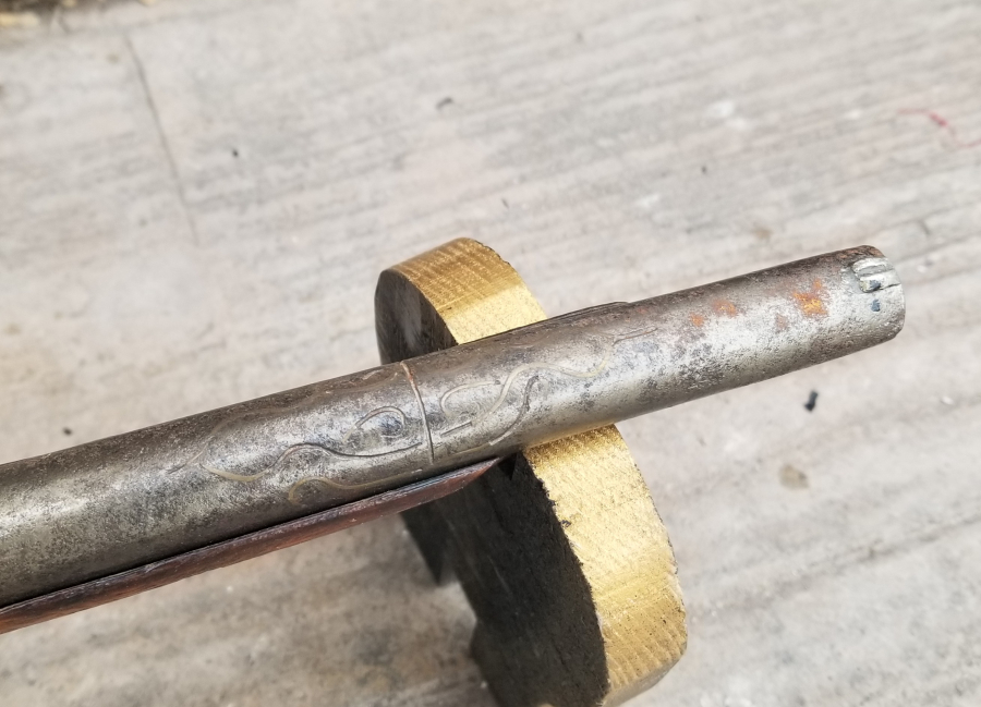 NAMLUSU ALTIN ÇAKMA VE USTA DAMGALI OSMANLI DÖNEMİ DOLMA TÜFEK