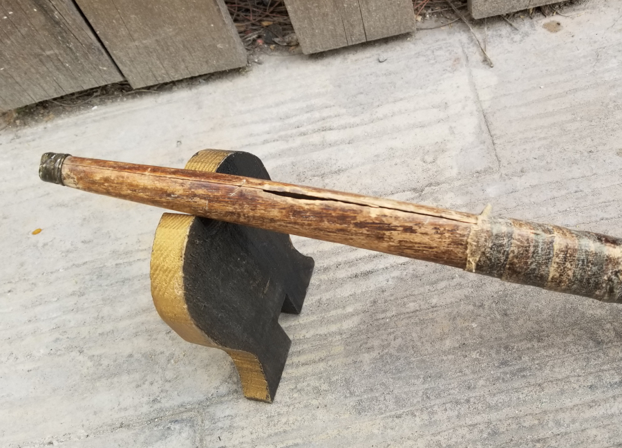 ORİJİNAL KININDA İKİ YÜZÜ GÜMÜŞ ÇAKMA İŞÇİLİKLİ YENİÇERİ KILICI