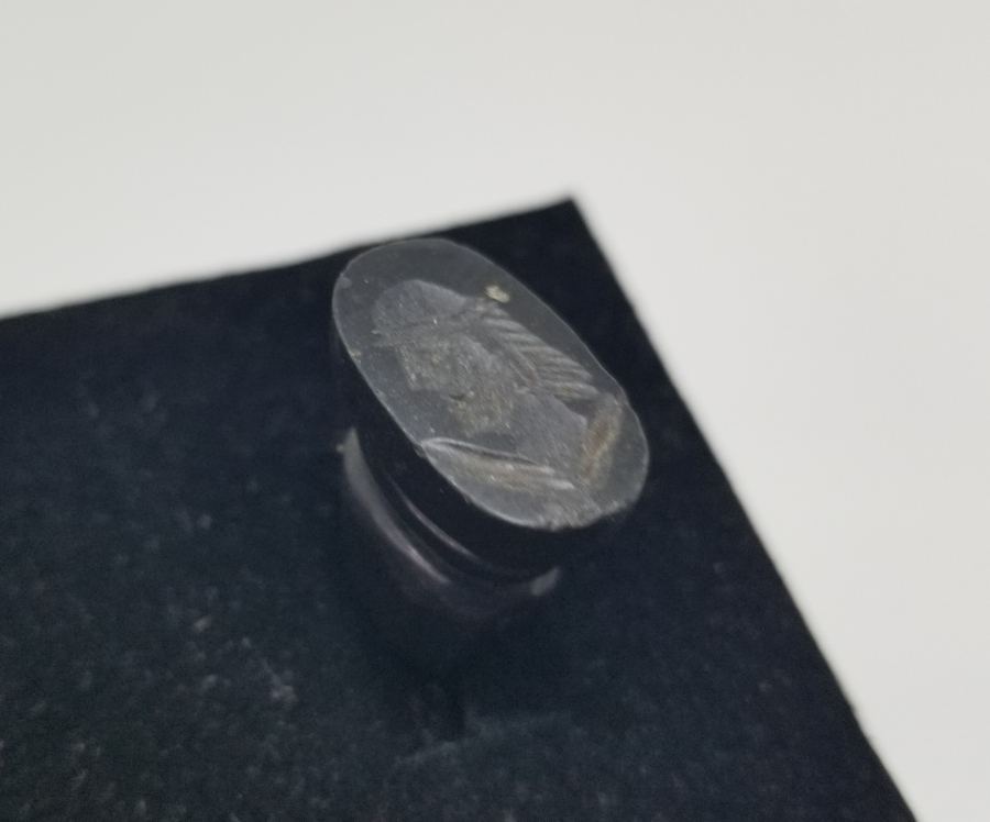 1900 BAŞLARI AVRUPA YAPIMI ÜZERİNDE BİR SOYLUNUN PORTRESİ BULUNAN ÇOK NADİR MUM MÜHRÜ