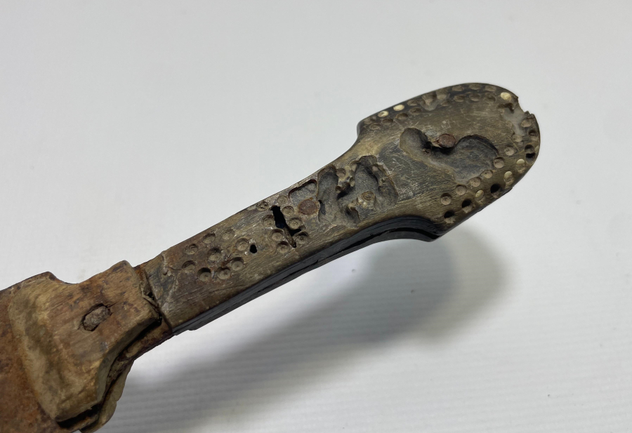 OSMANLI DÖNEMİ BURSA DAMGALI ÇERKES KAMASI