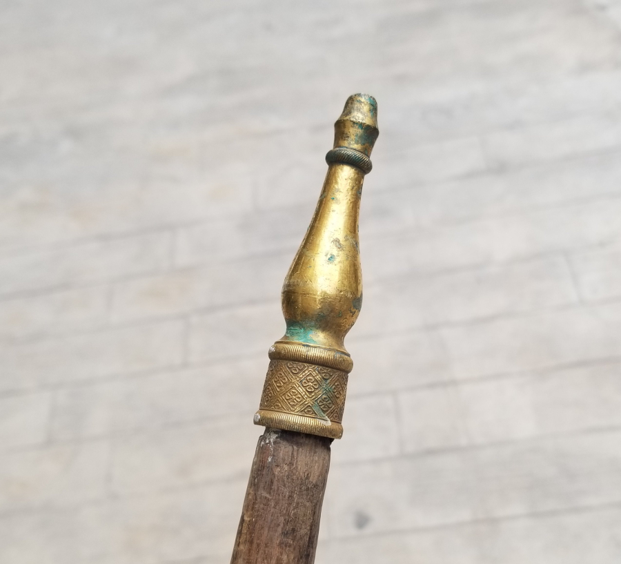 OSMANLI DÖNEMİ GÜMÜŞ TUTMAÇLI BASTON