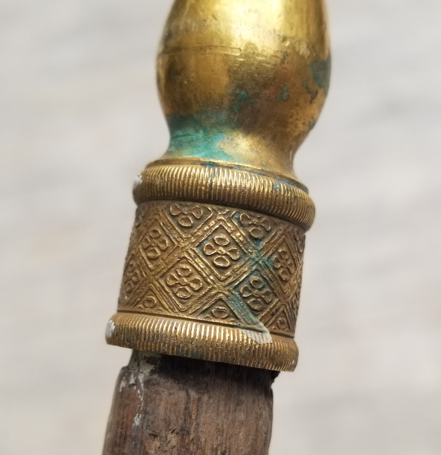 OSMANLI DÖNEMİ GÜMÜŞ TUTMAÇLI BASTON