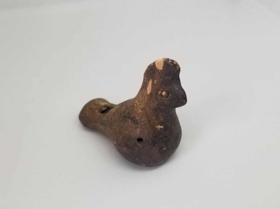 OSMANLI DÖNEMİ EL YAPIMI NADİR KUŞ FİGÜRLÜ OYUNCAK TOPRAK DÜDÜK