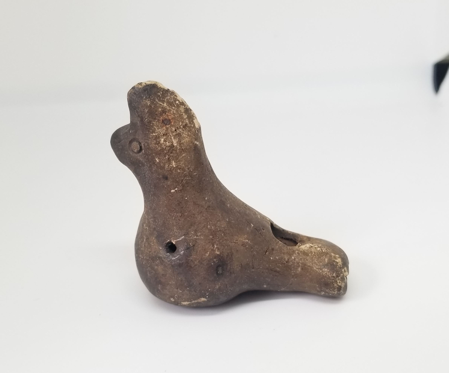 OSMANLI DÖNEMİ EL YAPIMI NADİR KUŞ FİGÜRLÜ OYUNCAK TOPRAK DÜDÜK