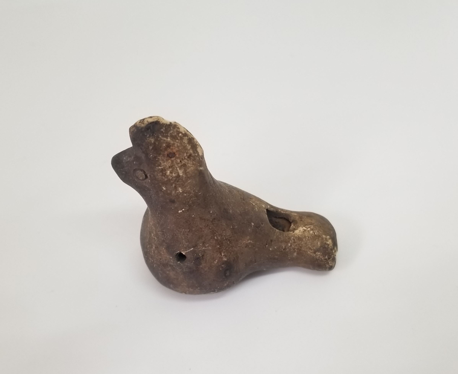 OSMANLI DÖNEMİ EL YAPIMI NADİR KUŞ FİGÜRLÜ OYUNCAK TOPRAK DÜDÜK