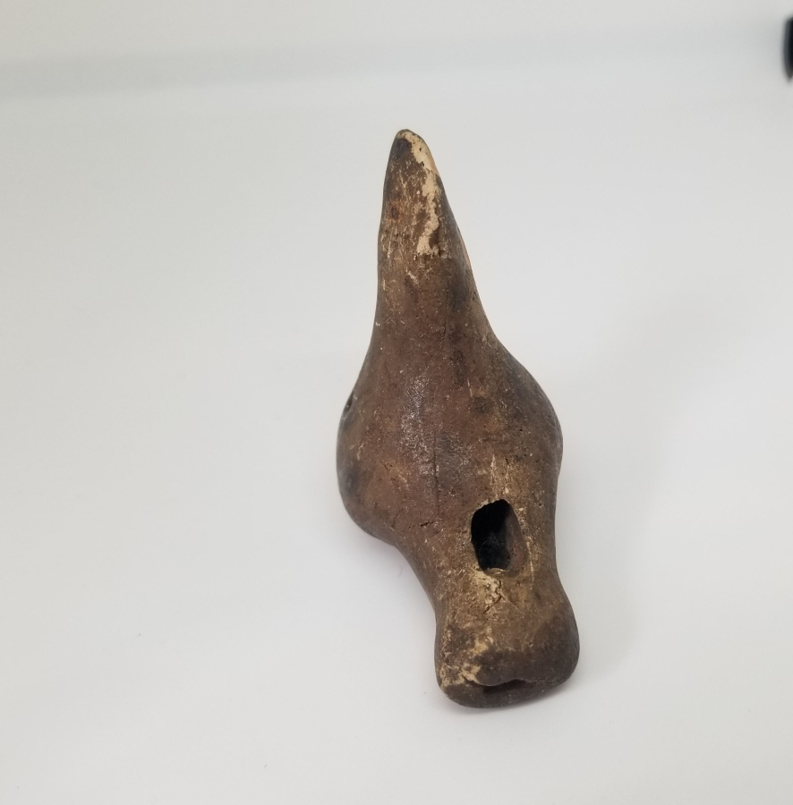 OSMANLI DÖNEMİ EL YAPIMI NADİR KUŞ FİGÜRLÜ OYUNCAK TOPRAK DÜDÜK