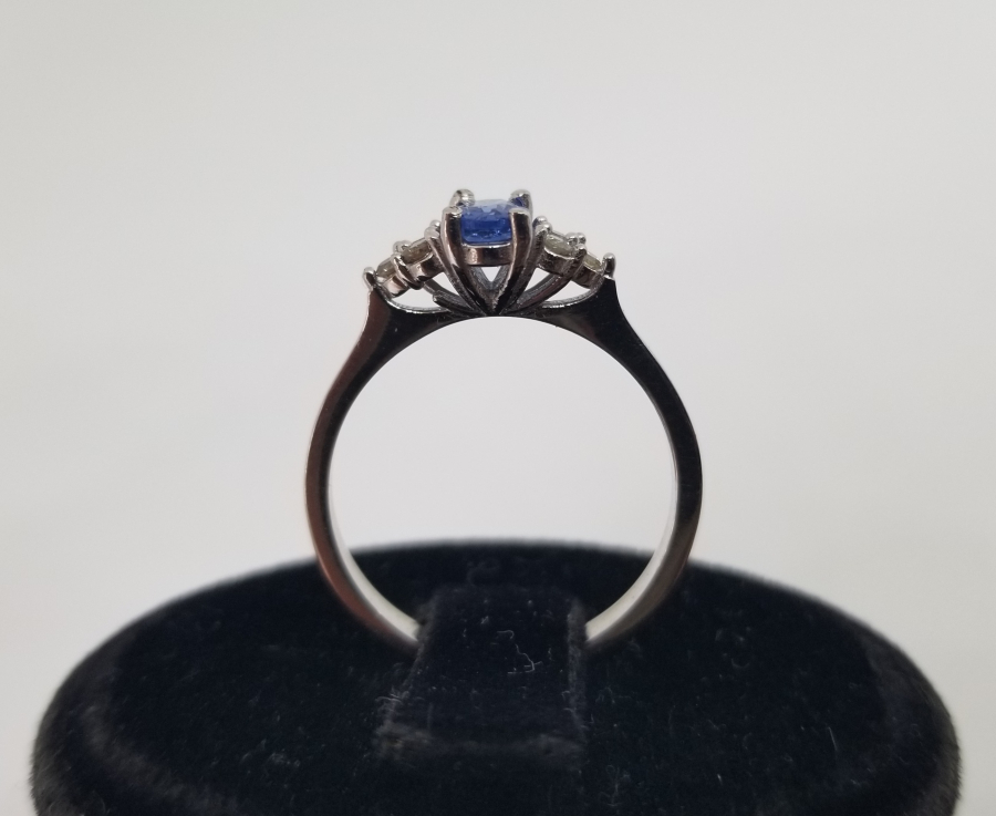 SAFİR VE PIRLANTA TAŞLI ÖZEL YAPIM YÜZÜK