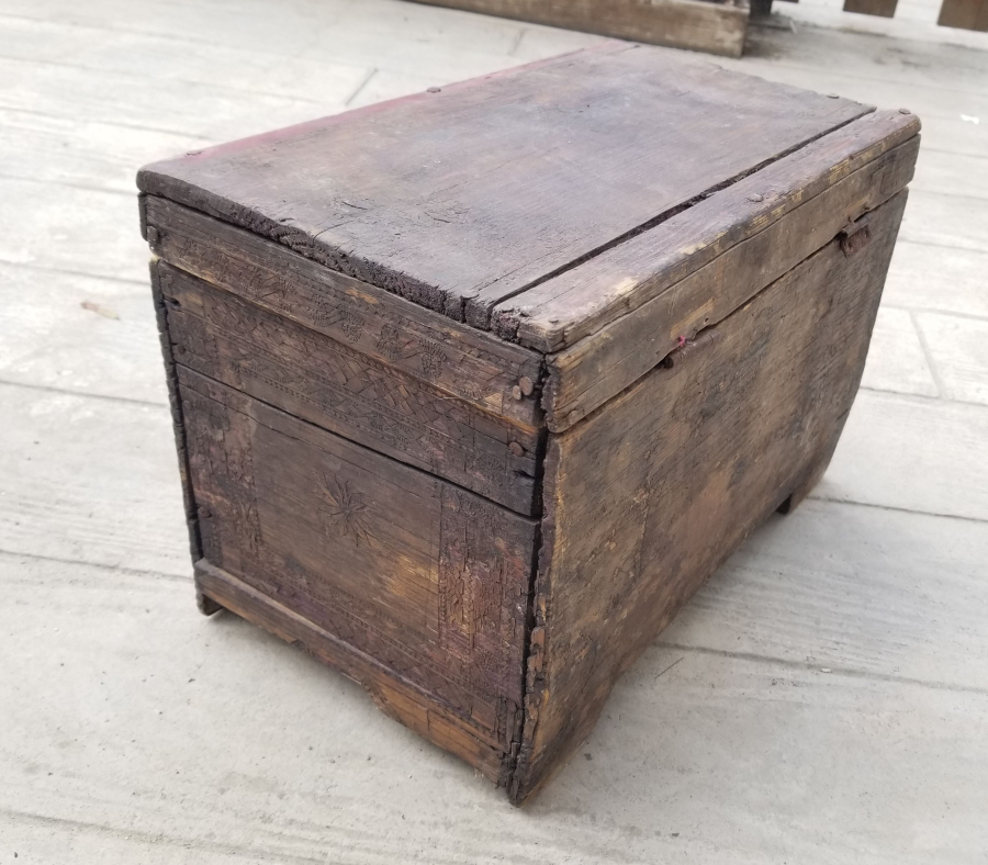 SAMAN ÇÖPLERİYLE YAPILMIŞ OSMANLI DÖNEMİ NADİR YEMENİ SANDIĞI