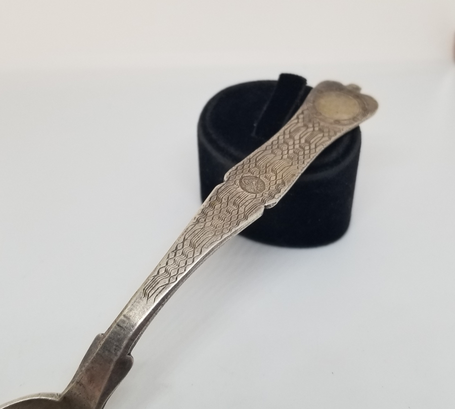 AZNAVUR İŞÇİLİKLİ OSMANLI DÖNEMİ TUĞRALI GÜMÜŞ KAŞIK