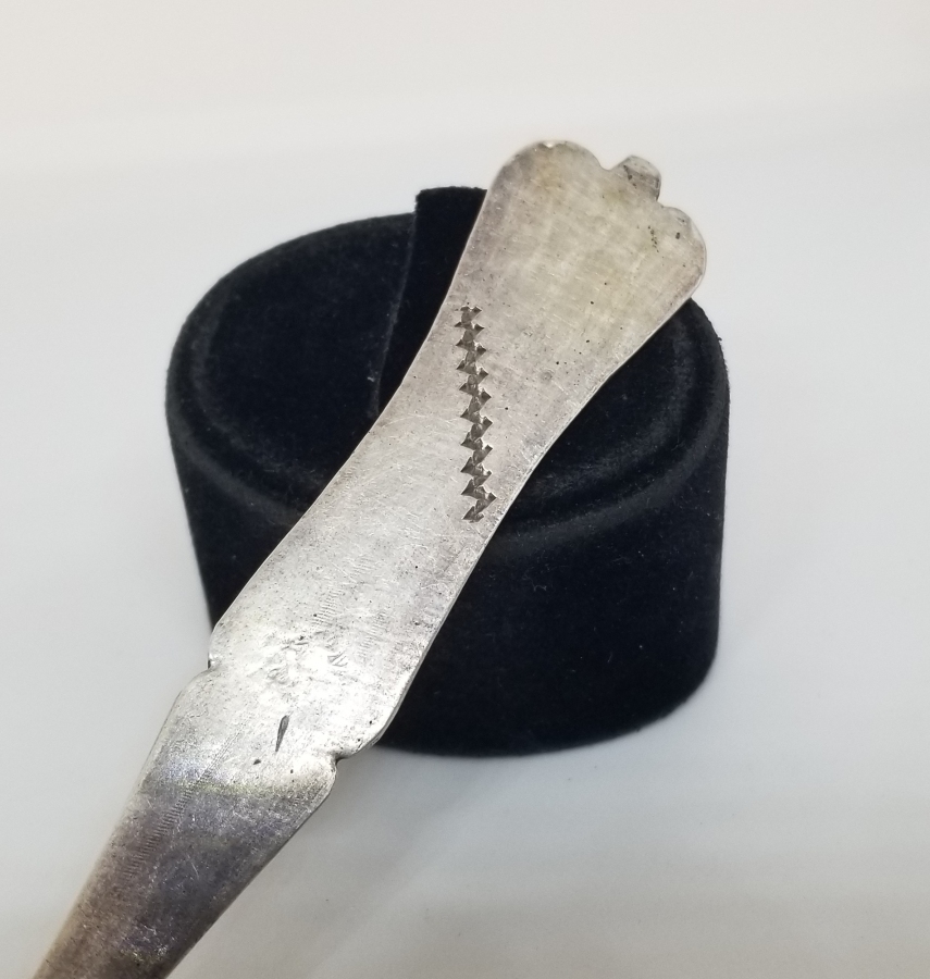 AZNAVUR İŞÇİLİKLİ OSMANLI DÖNEMİ TUĞRALI GÜMÜŞ KAŞIK