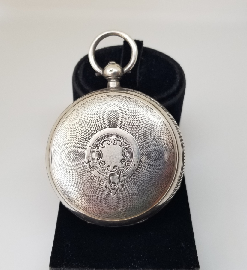 NADİR TİPTE GÜMÜŞ KASA YARIM PRİOR CEP SAATİ