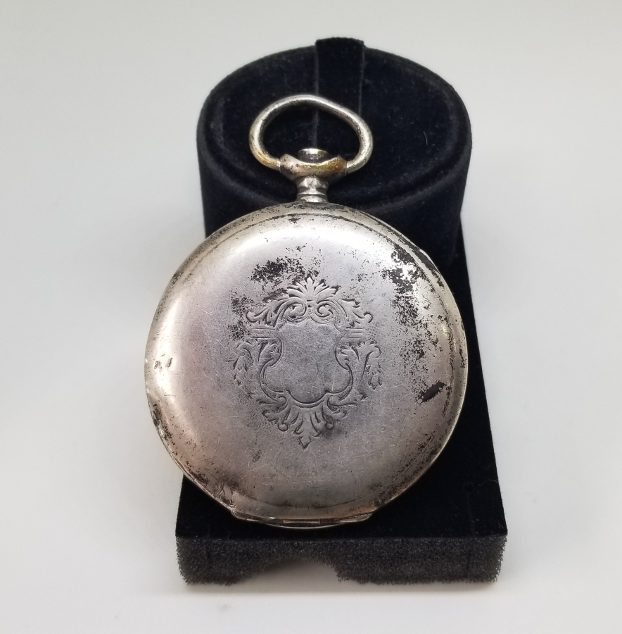 OSMANLI DÖNEMİ GÜMÜŞ ZENİTH CEP SAATİ KASASI