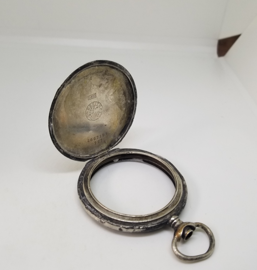 OSMANLI DÖNEMİ GÜMÜŞ ZENİTH CEP SAATİ KASASI