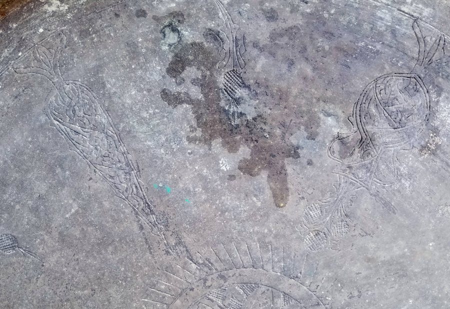 OSMANLI DÖNEMİ İŞLEMELİ BAKIR SİNİ