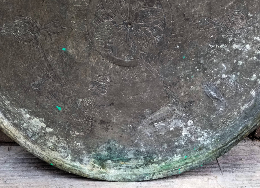 OSMANLI DÖNEMİ İŞLEMELİ BAKIR SİNİ