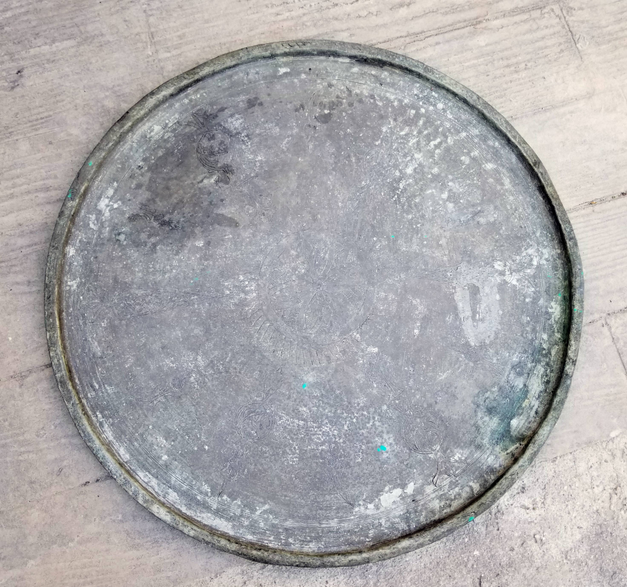 OSMANLI DÖNEMİ İŞLEMELİ BAKIR SİNİ